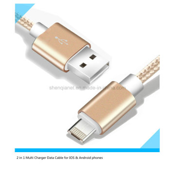 Цена по прейскуранту завода Мульти зарядное устройство USB кабель для Android и iPhone